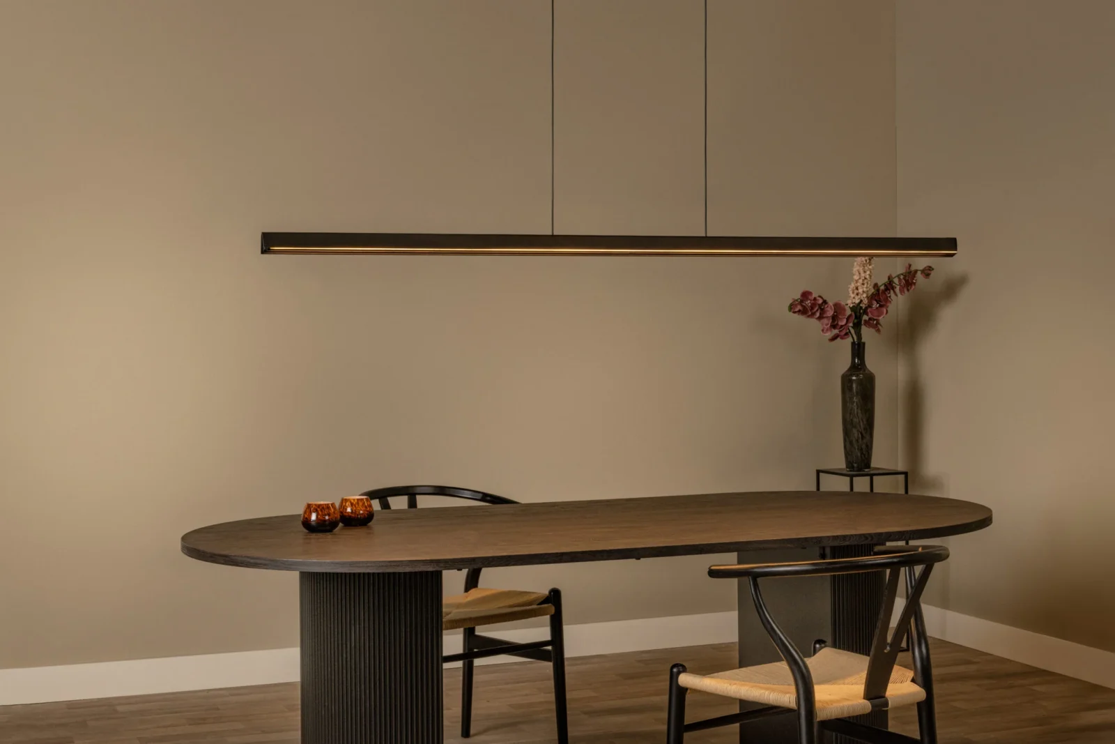Lucide FELSTED - zu00e1vesnu00e9 svetlo - LED tlmenu00e9. - CCT - 1x28W 2200K/4000K - u010dierna | Nu00e1lada