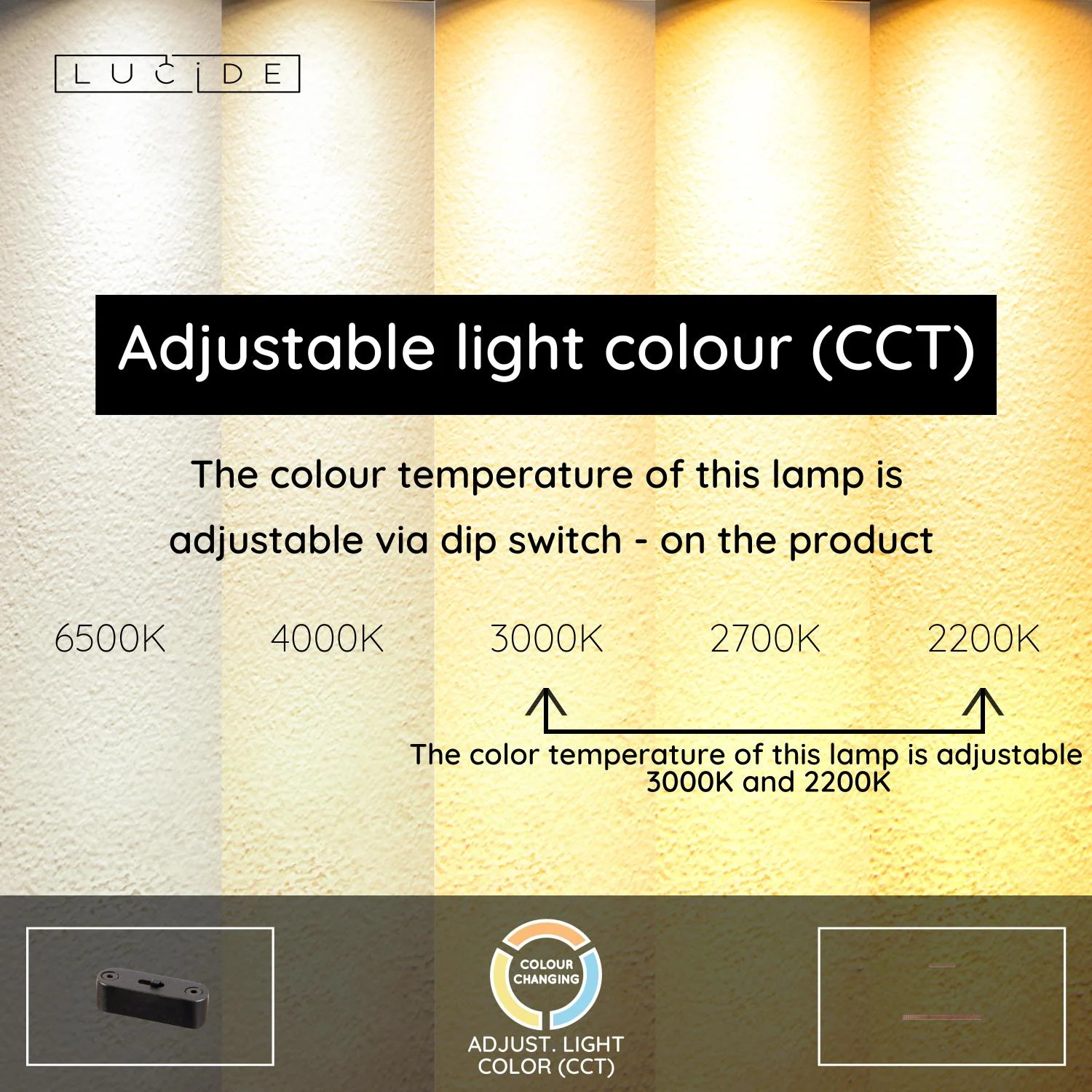 Lucide BANNISTER - Zu00e1vesnu00e9 svetlo - LED Dim. - CCT - 1x30W 2200K/3000K - Vzhu013ead tmavu00e9ho dreva - Vibes