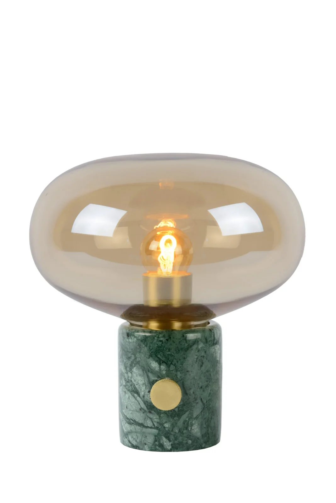 Lucide CHARLIZE - Stolnu00e1 lampa - u00d8 23 cm - 1xE27 - Zelenu00e1