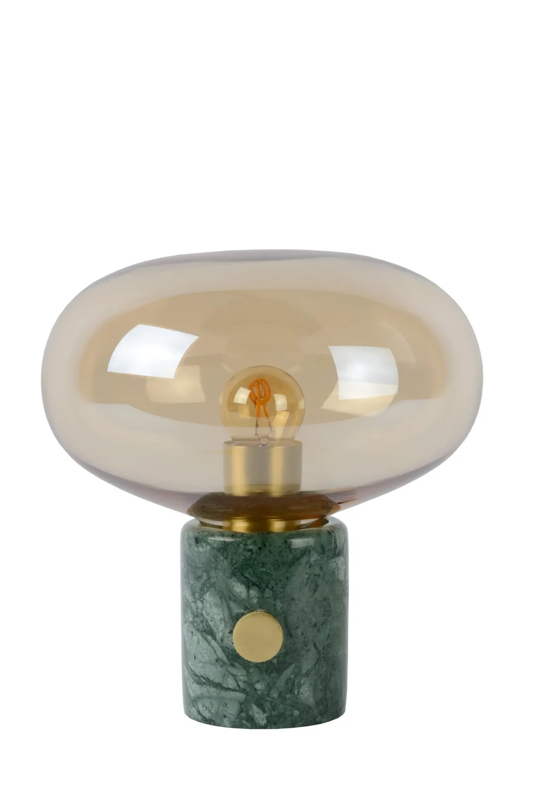 Lucide CHARLIZE - Stolnu00e1 lampa - u00d8 23 cm - 1xE27 - Zelenu00e1