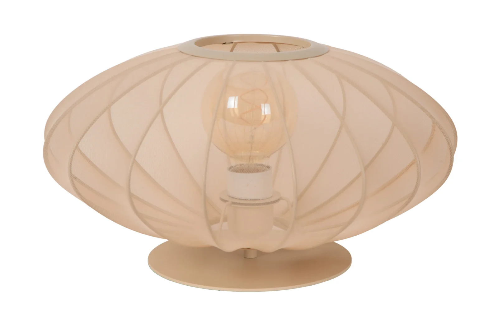 Lucide CORINA - Stolnu00e1 lampa - u00d8 40 cm - 1xE27 - Kru00e9movu00e1