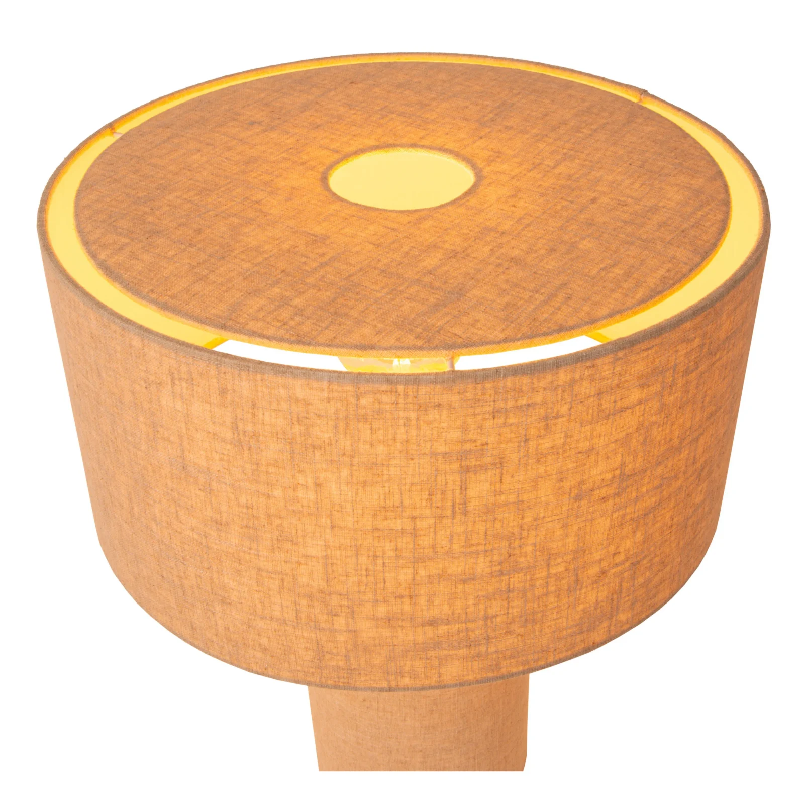 Lucide LEEROY - Stolnu00e1 lampa - 1xE27 - Taupe
