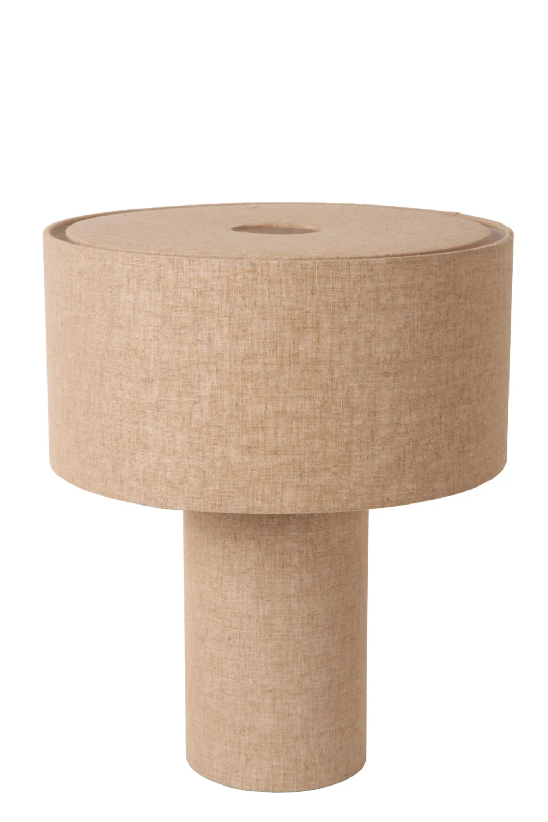 Lucide LEEROY - Stolnu00e1 lampa - 1xE27 - Taupe