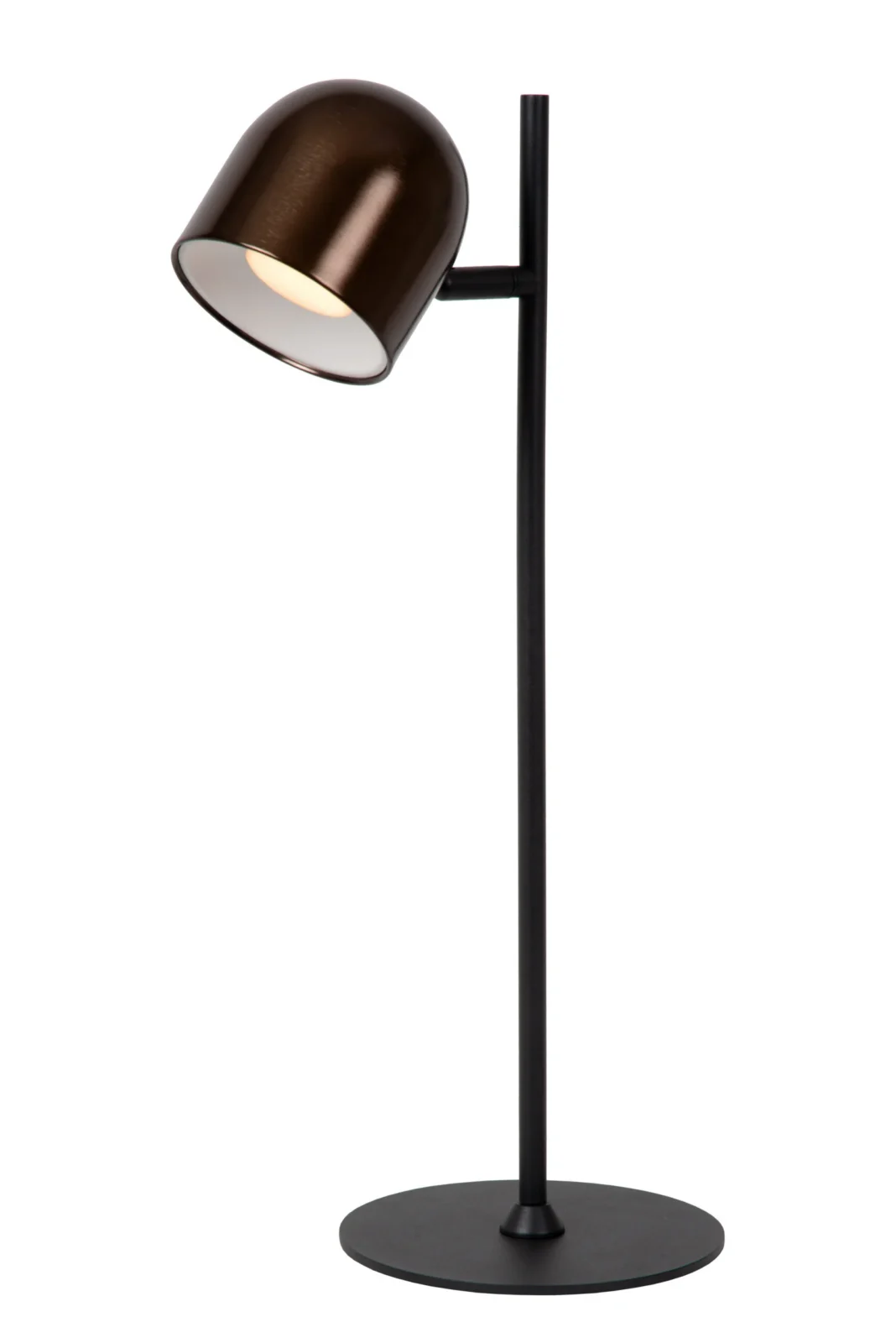 Lucide SKANSKA RECH - Nabu00edjateu013enu00e1 stolnu00e1 lampa vnu00fatornu00e1/vonkaju0161ia - batu00e9riovu00fd balu00edk - LED tlmenu00fd. - CCT - 1x3W 3000K/6000K - IP44 - ku00e1va