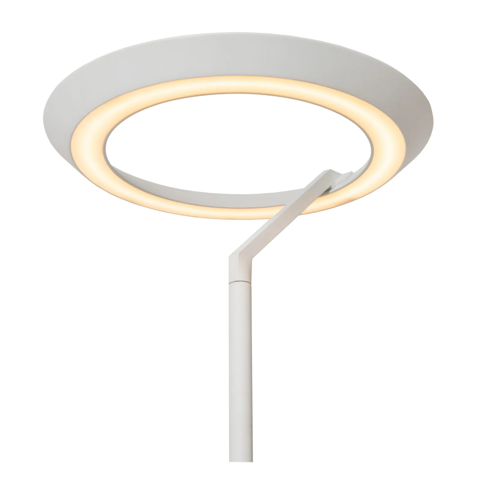 Lucide CELESTE - Stojacia lampa - u00d8 28 cm - LED tlmenu00e1 - 1x21W 2700K - biela
