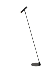 Lucide ALEC - Stojaca lampa - LED 3 StepDim - G9 - 1x3W 2700K - Zahrnutu00e9 vymeniteu013enu00e9 kru00fau017eky - u010dierna
