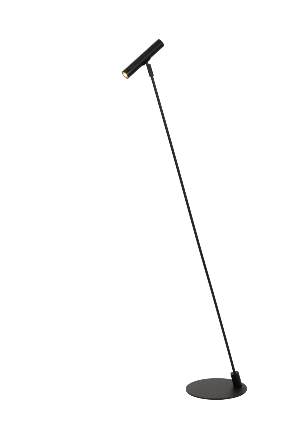 Lucide ALEC - Stojaca lampa - LED 3 StepDim - G9 - 1x3W 2700K - Zahrnutu00e9 vymeniteu013enu00e9 kru00fau017eky - u010dierna