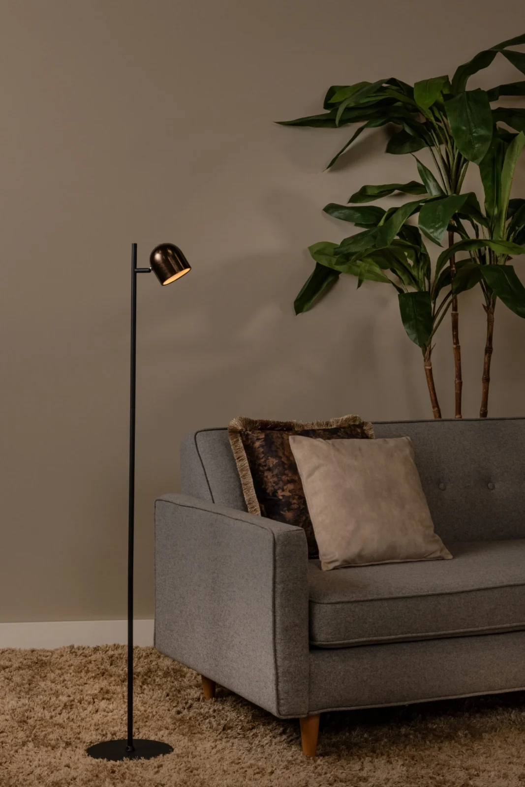 Lucide SKANSKA RECH - Nabu00edjateu013enu00e1 stojacia lampa vnu00fatornu00e1/vonkaju0161ia - batu00e9riovu00fd balu00edk - 23 cm - LED tlmenu00e1 - CCT - 1x3W 3000K/6000K - IP44 - ku00e1va