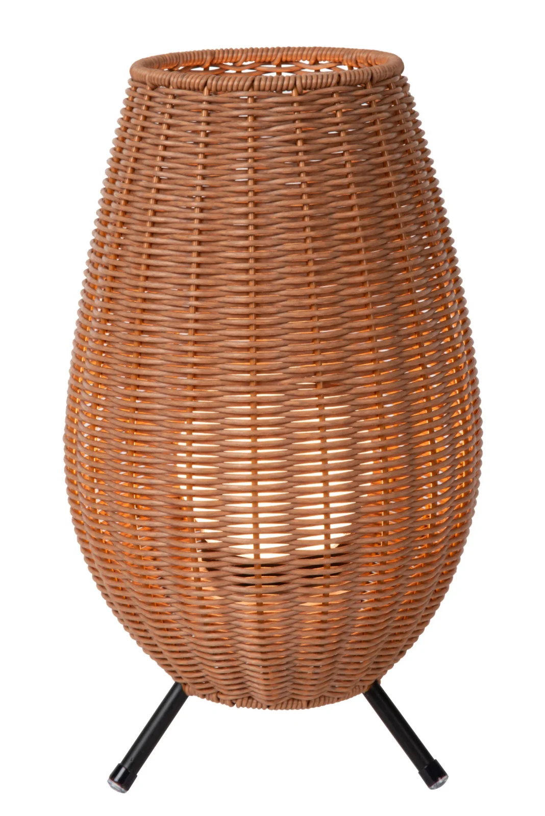 Lucide COLIN IP44 - Nabu00edjateu013enu00e1 stolnu00e1 lampa vnu00fatornu00e1/vonkaju0161ia - batu00e9riovu00fd balu00edk - LED 3 StepDim - 1x3W 3000K - IP44 - Natural