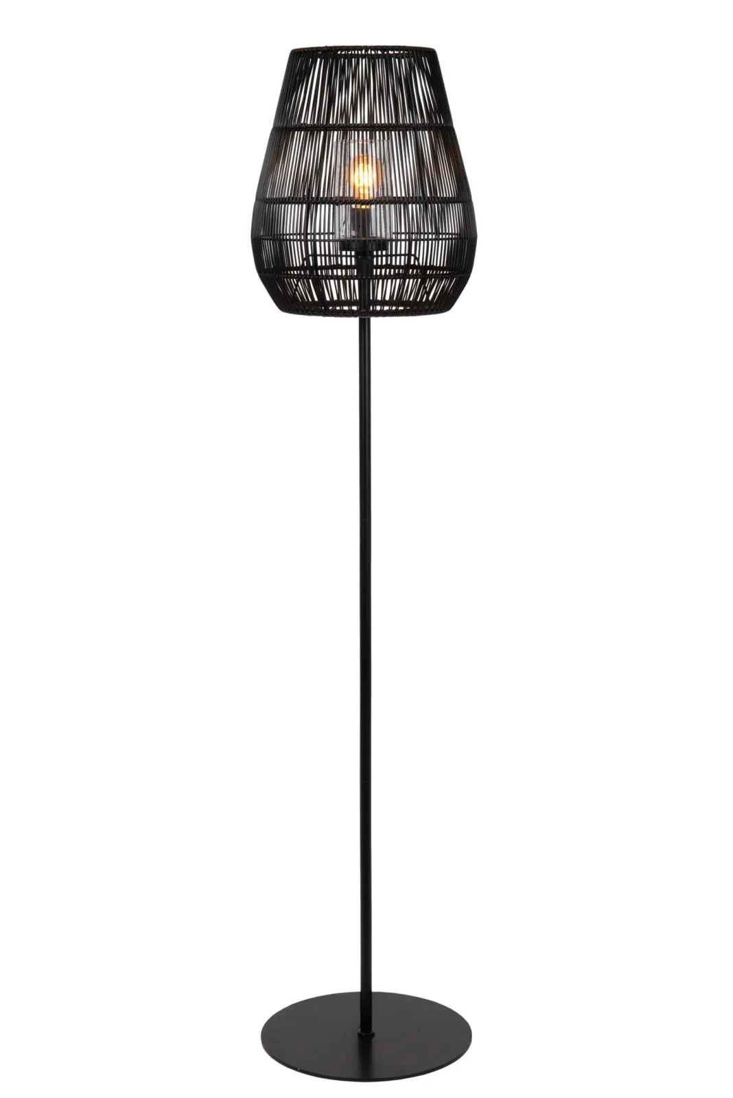 Lucide NERIDA - Stojaca lampa vnu00fatornu00e1/vonkaju0161ia - u00d8 35 cm - 1xE27 - IP44 - u010dierna