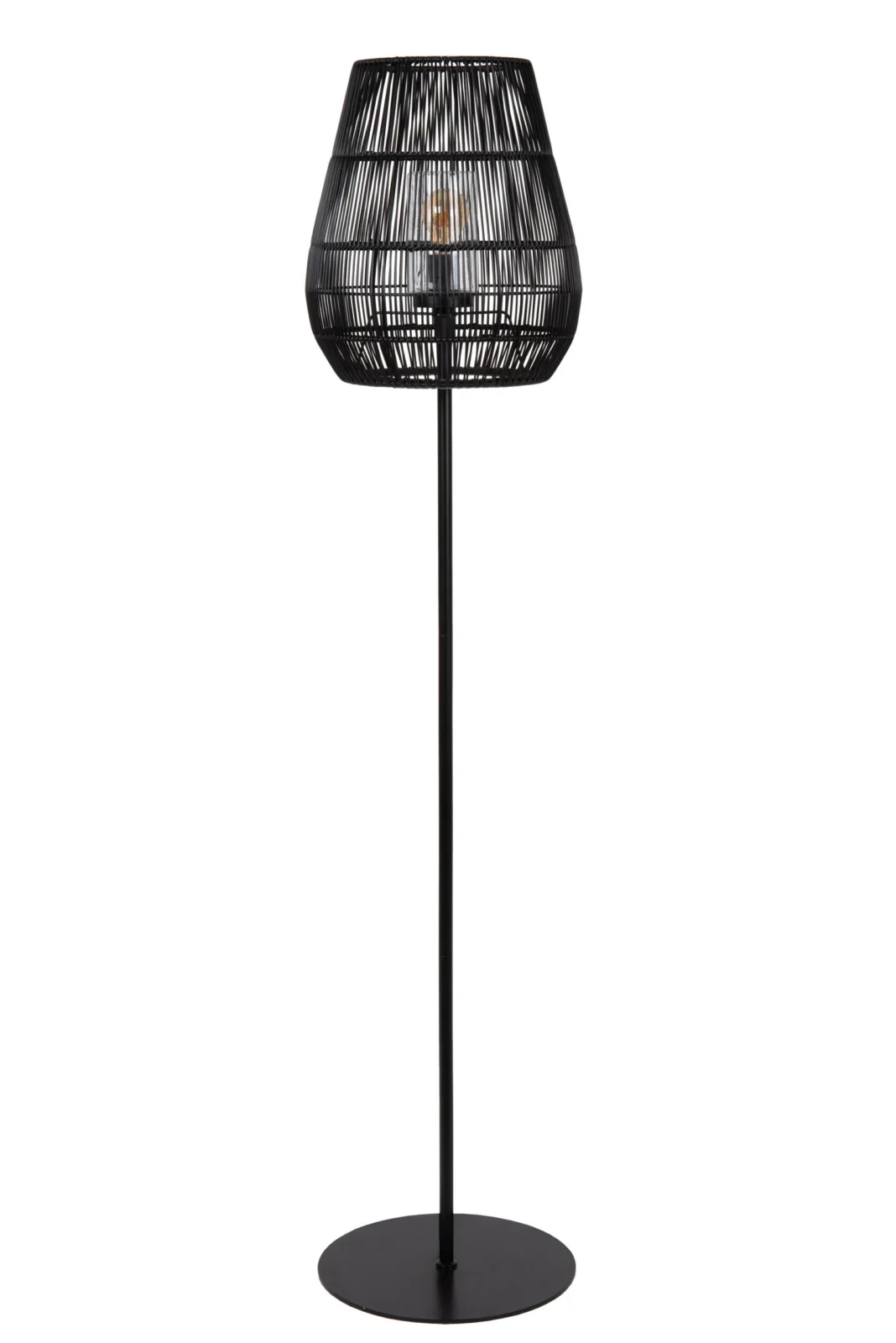Lucide NERIDA - Stojaca lampa vnu00fatornu00e1/vonkaju0161ia - u00d8 35 cm - 1xE27 - IP44 - u010dierna