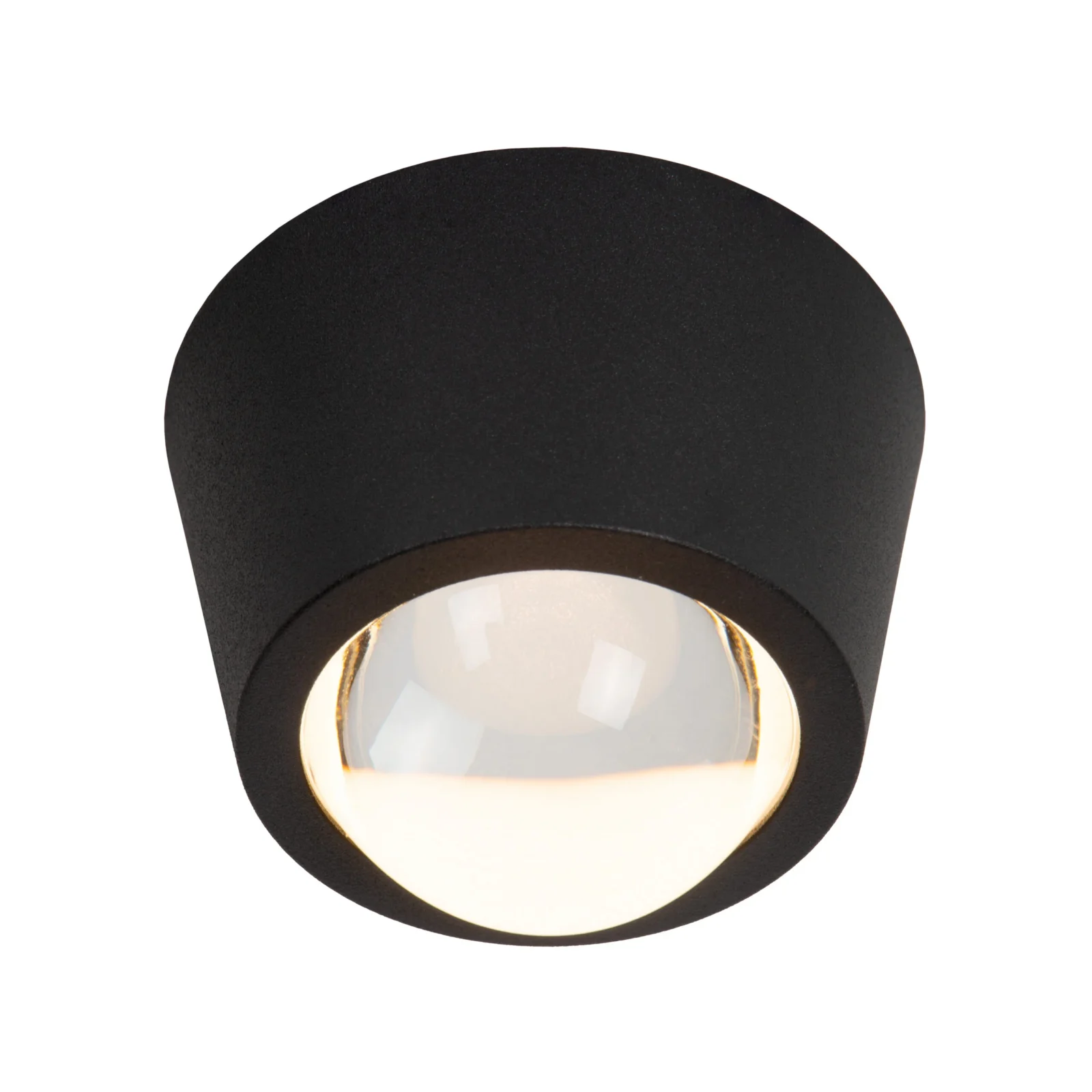 Lucide RIGON - Zapustenu00e9 stropnu00e9 svetlo - u00d8 9 cm - LED - 1x6W 3000K - u010dierna