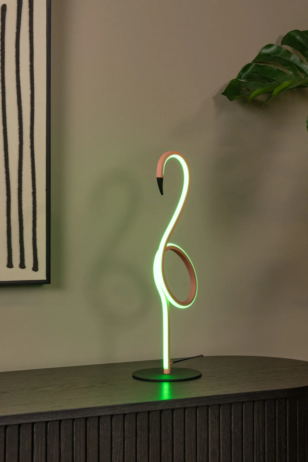 Lucide FLAMINGO - Stolnu00e1 lampa - LED tlmenu00fd. - Rgb - Ruu017eovu00e1
