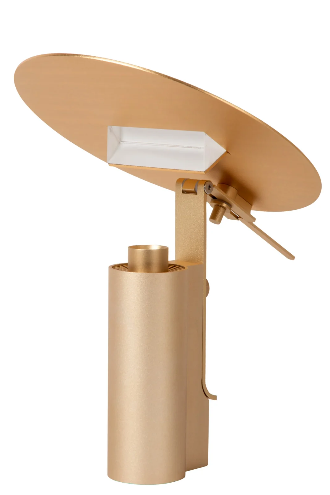Lucide FITS - Stolnu00e1 lampa - u00d8 20 cm - LED - 1x7W 3000K - Matt Gold / Brass | Pru00e9miovu00e9