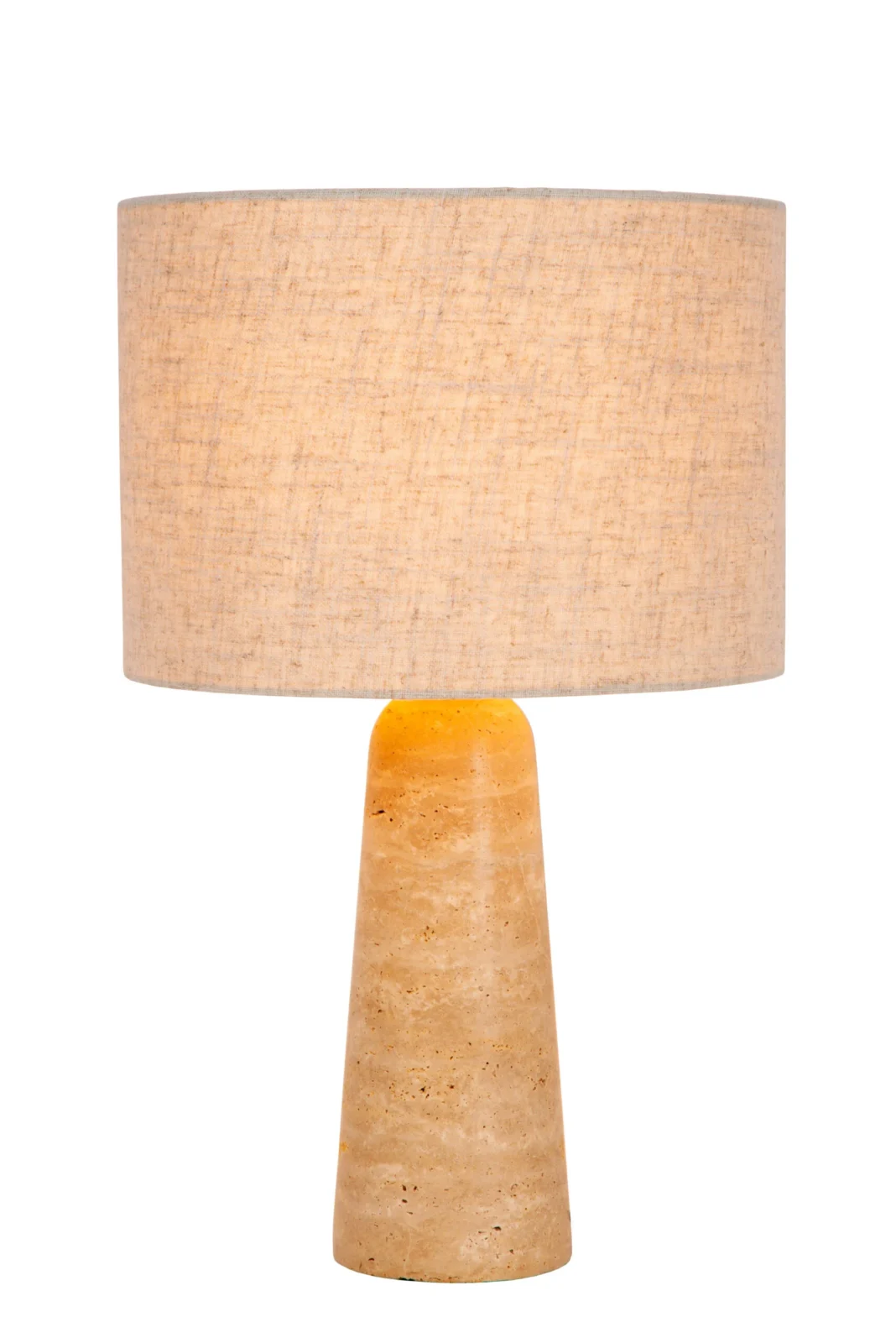 Lucide NIMUE - Stolnu00e1 lampa - u00d8 30 cm - 1xE27 - Taupe