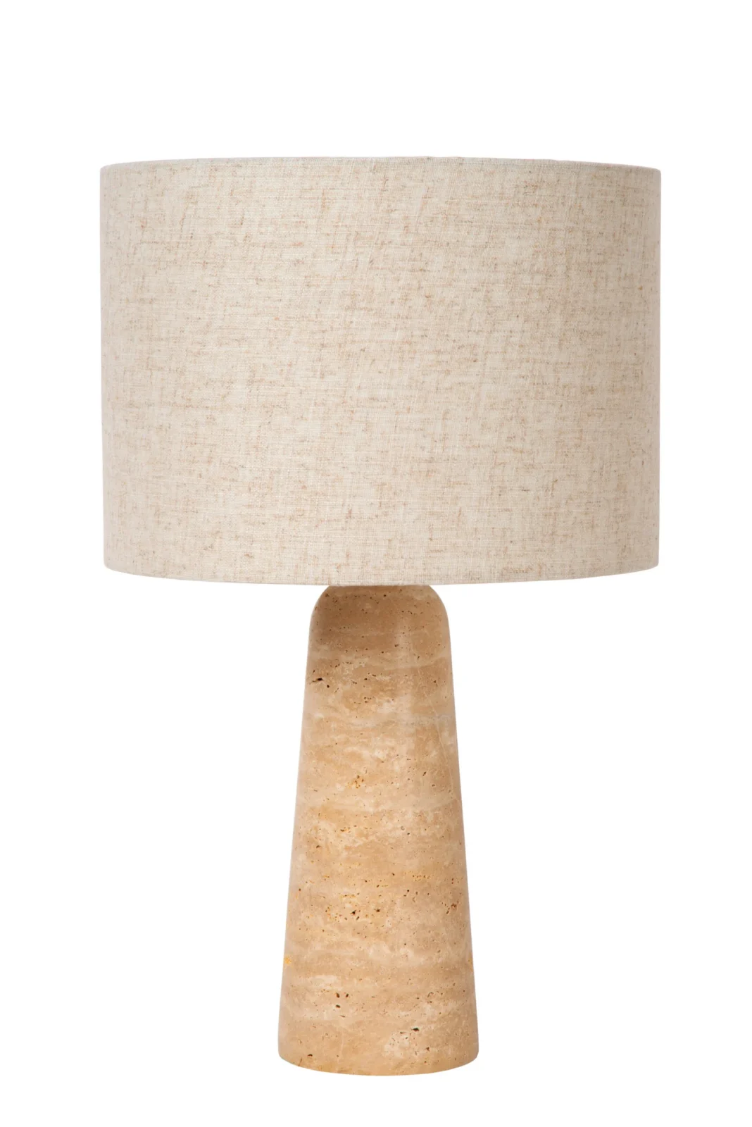Lucide NIMUE - Stolnu00e1 lampa - u00d8 30 cm - 1xE27 - Taupe