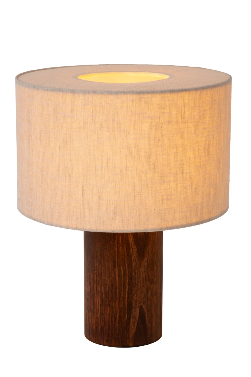 Lucide TACHINA - Stolnu00e1 lampa - 1xE27 - Prirodzenu00e1