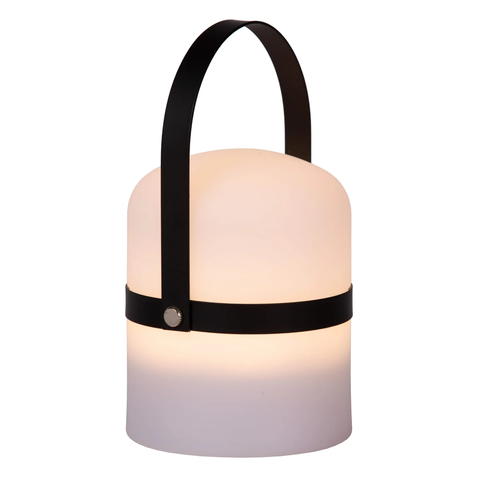Lucide LITTLE JOE - Nabu00edjateu013enu00e1 stolnu00e1 lampa do interiu00e9ru/exteriu00e9ru - Batu00e9riovu00fd balu00edk - u00d8 10 cm - LED stmenu00fd - 1x0,3W 3000K - IP44 - u010dierna