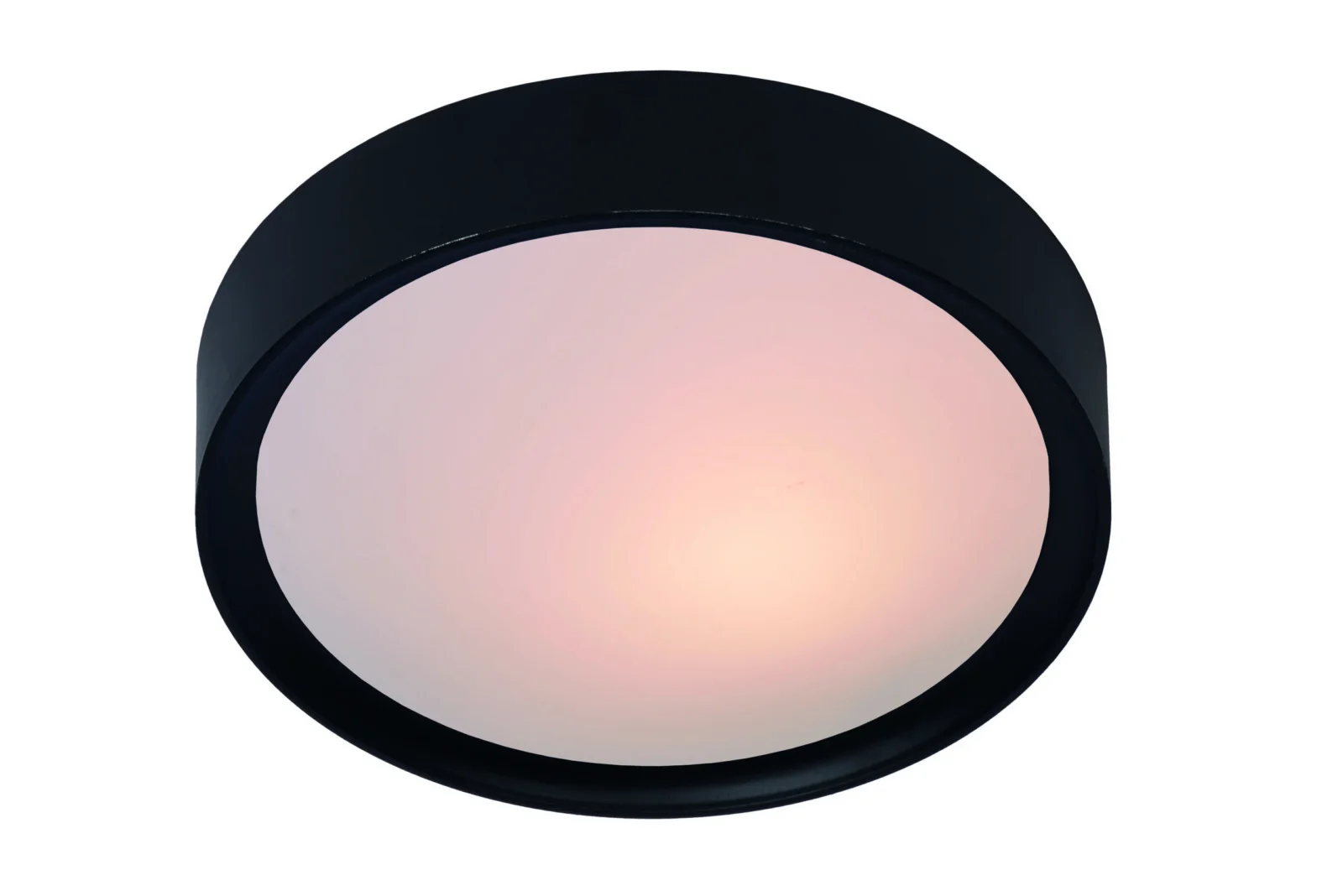 Lucide LEX - Zapustenu00e9 stropnu00e9 svetlo - u00d8 33 cm - 2xE27 - u010dierne