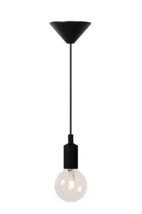 Lucide FIX - Zu00e1vesnu00e9 svetlo - u00d8 10 cm - 1xE27 - u010dierna