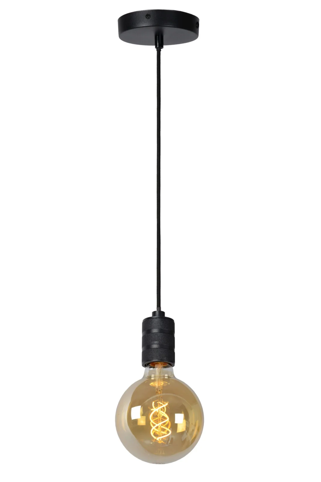 Lucide JOVA - Zu00e1vesnu00e9 svetlo - u00d8 10 cm - 1xE27 - u010dierne