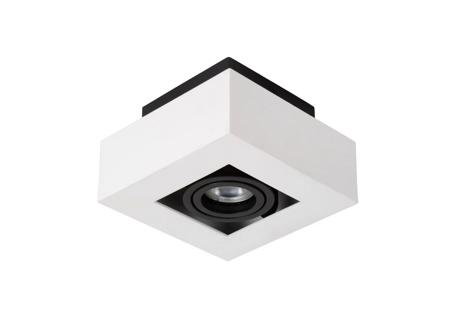 Lucide XIRAX - Stropnu00e9 reflektory - LED Tlmenu00e9 po teplu00e9 - GU10 - 1x5W 2200K/3000K - biela