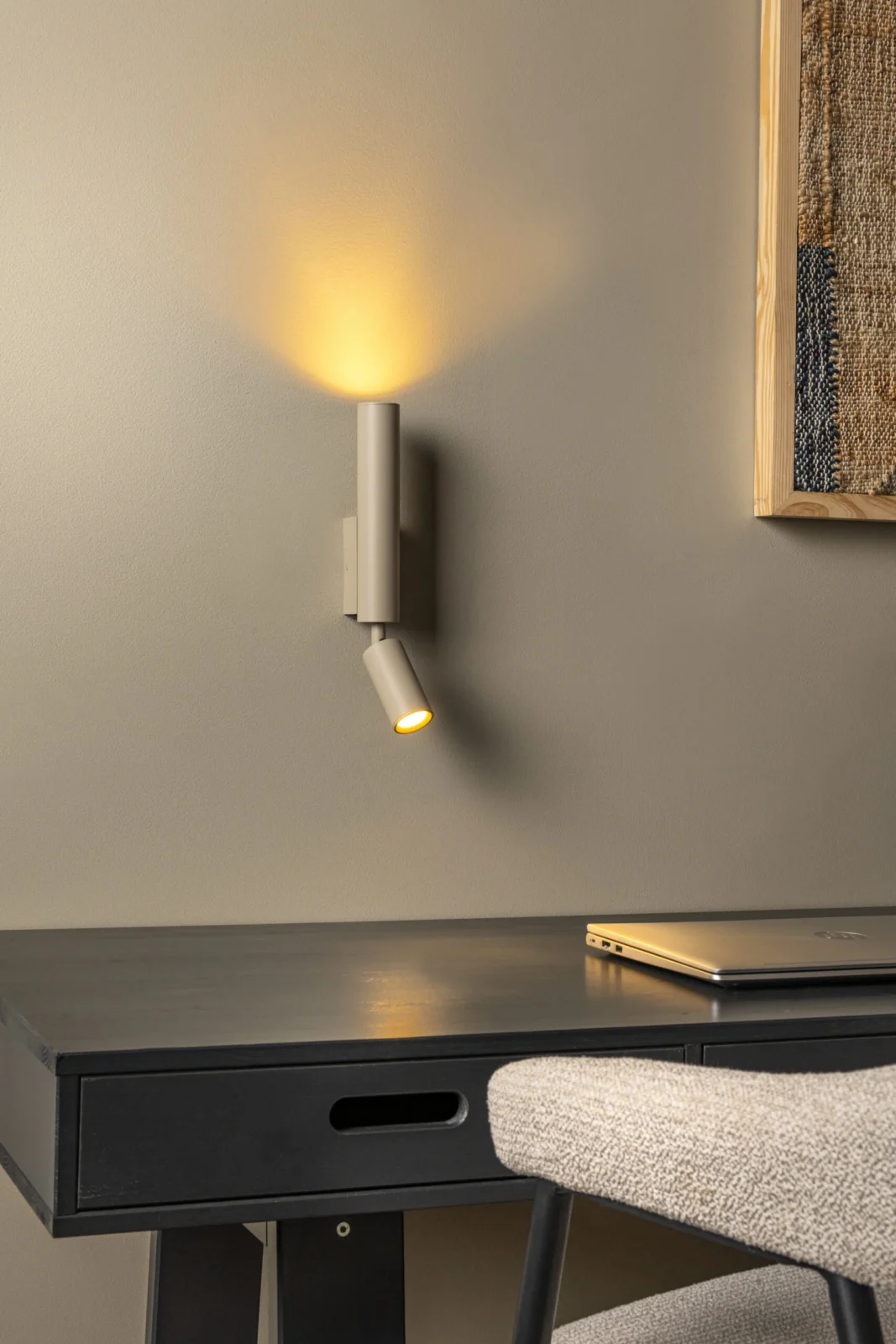 Lucide OTIMO - Nu00e1stennu00e9 reflektor / Nu00e1stennu00e9 svetlo - 2xGU10 - Taupe | Essential