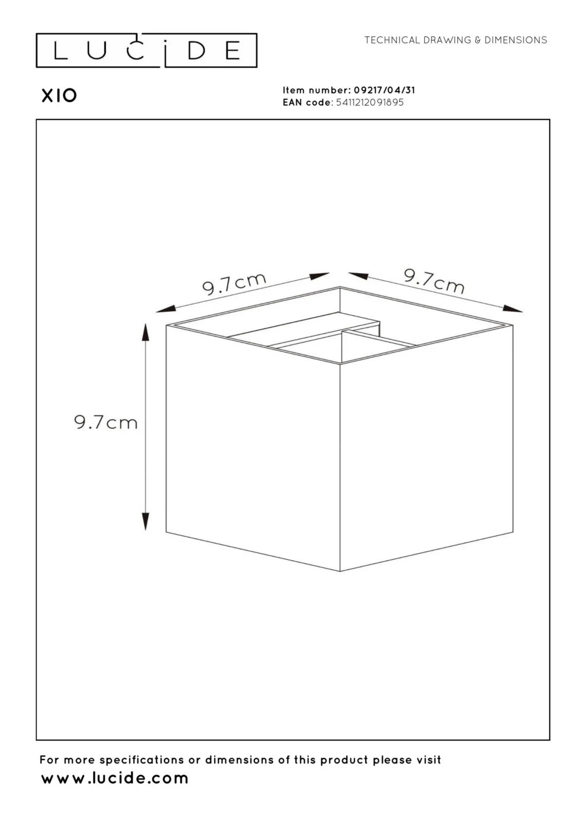 Lucide XIO - Nu00e1stennu00e9 svetlo - LED tlmenu00e9 - G9 - 1x4W 2700K - nastaviteu013enu00fd uhol lu00fau010da - biela