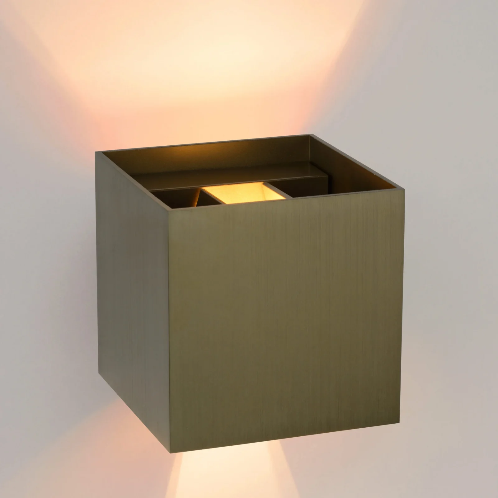 Lucide XIO - Nu00e1stennu00e9 svetlo - LED tlmenu00e9. - G9 - 1x4W 2700K - nastaviteu013enu00fd uhol lu00fau010da - Rust Brown