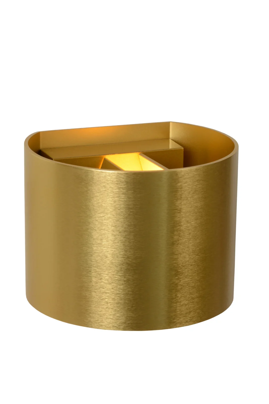 Lucide XIO - Nu00e1stennu00e9 svetlo - LED tlmenu00e9. - G9 - 1x3,5W 2700K - nastaviteu013enu00fd uhol lu00fau010da - Matt Gold / Brass