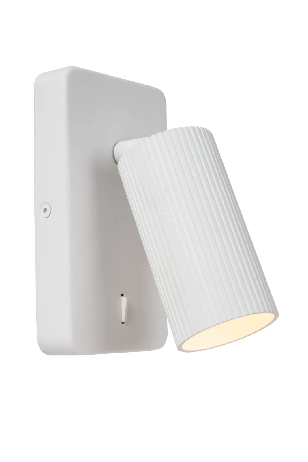 Lucide CLUBS - Lampa pri posteli / nu00e1stennu00e9 svetlo - 1xGU10 - biela
