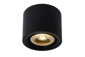 Lucide FEDLER - Stropnu00e9 reflektory - u00d8 12 cm - LED Stmievanie po teplu00e9 - GU10 (ES111) - 1x12W 2200K/3000K - u010dierna