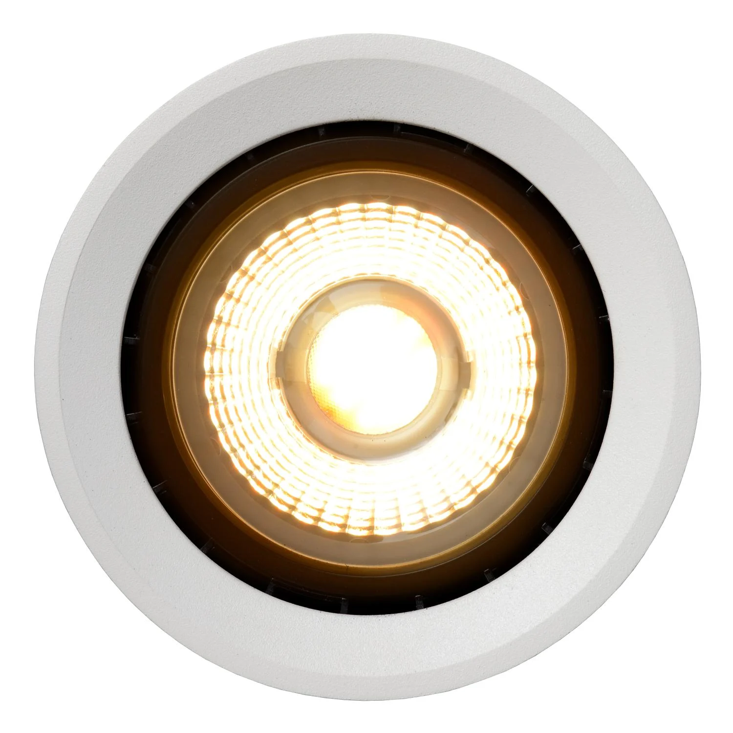 Lucide FEDLER - Stropnu00e9 reflektor - u00d8 12 cm - LED Stmievanie po teplu00e9 - GU10 (ES111) - 1x12W 2200K/3000K - biela