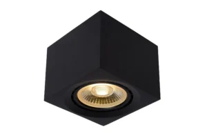 Lucide FEDLER - Stropnu00e9 reflektory - LED Slabu00e9 na teplu00e9 - GU10 (ES111) - 1x12W 2200K/3000K - u010dierne