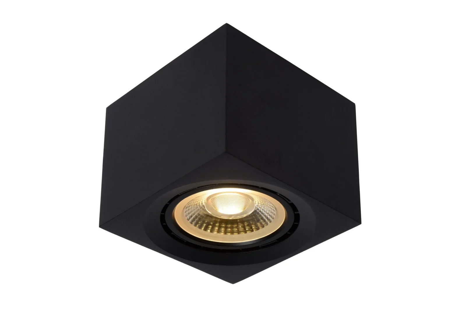 Lucide FEDLER - Stropnu00e9 reflektory - LED Slabu00e9 na teplu00e9 - GU10 (ES111) - 1x12W 2200K/3000K - u010dierne