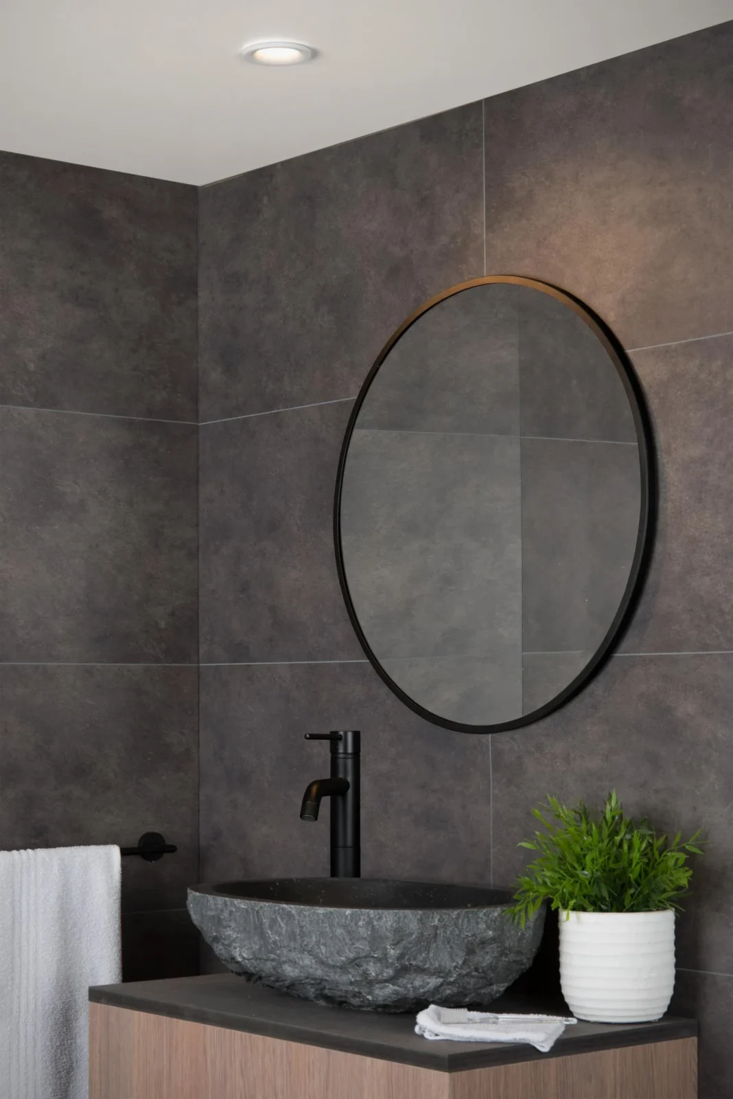 Lucide ZIVA - Zapustenu00e9 reflektory Ku00fapeu013eu0148a - u00d8 8,4 cm - 1xGU10 - IP44 - biela