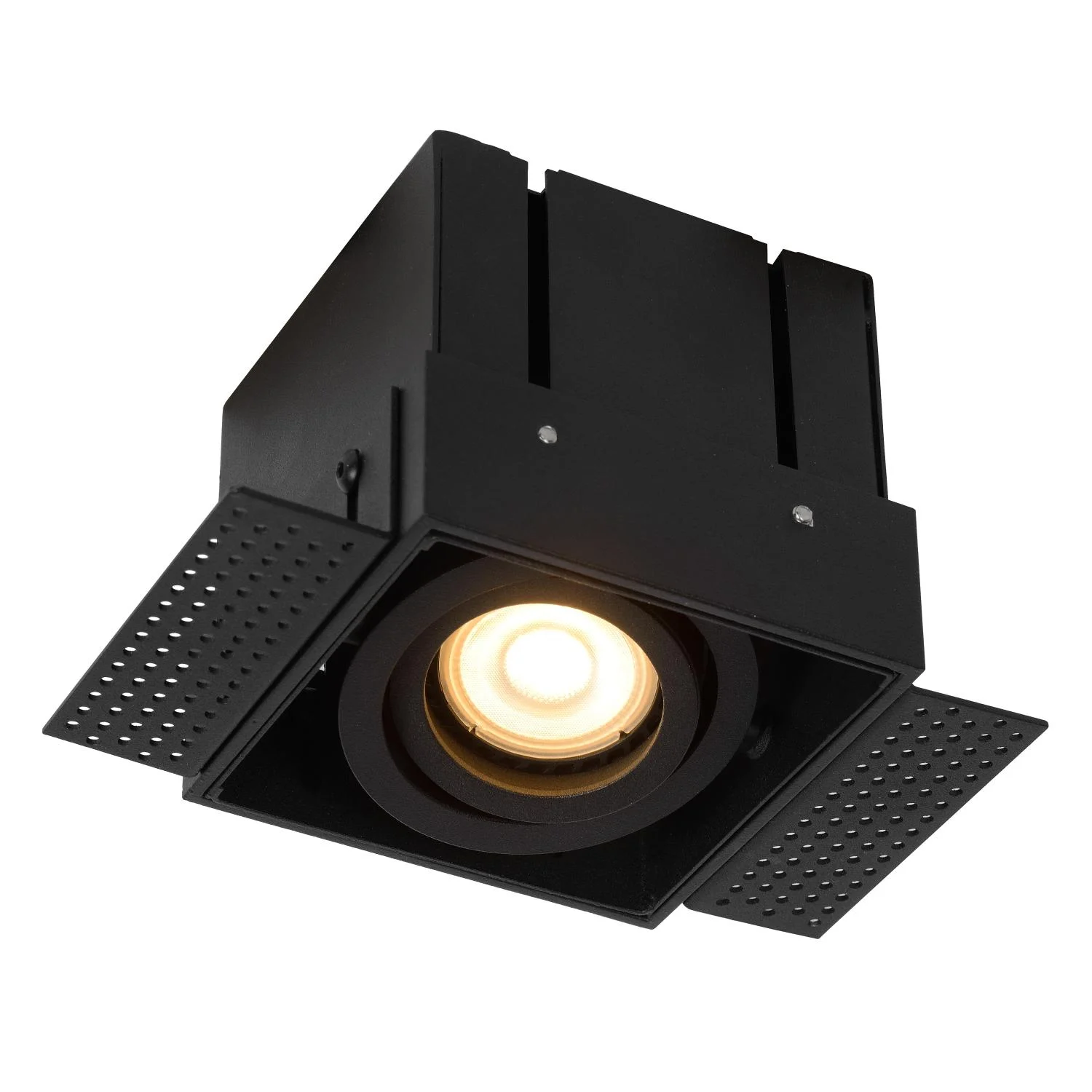 Lucide TRIMLESS - Zapustenu00e9 reflektor - 1xGU10 - u010dierny
