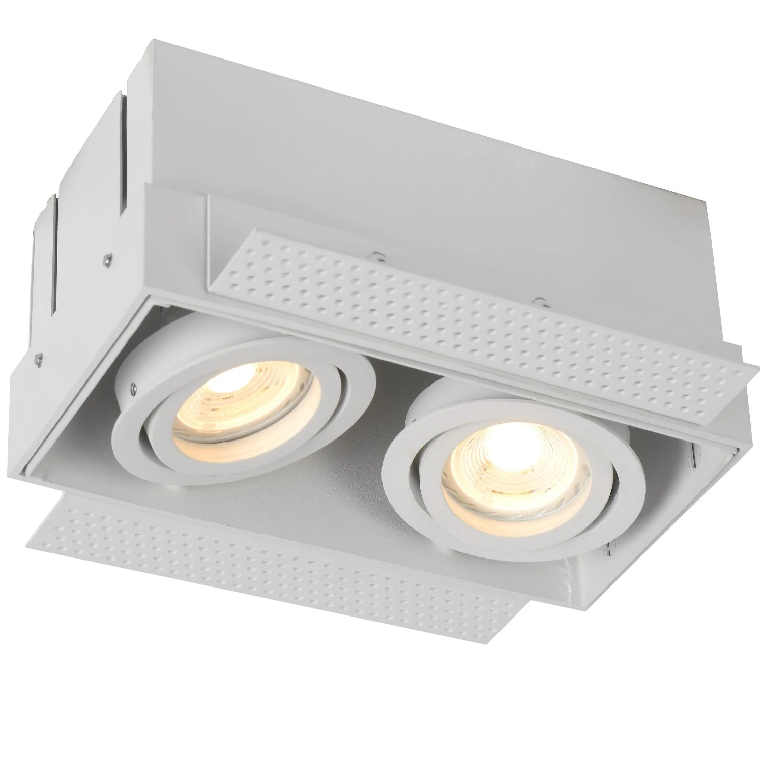 Lucide TRIMLESS - Zapustenu00e9 reflektor - 2xGU10 - biely