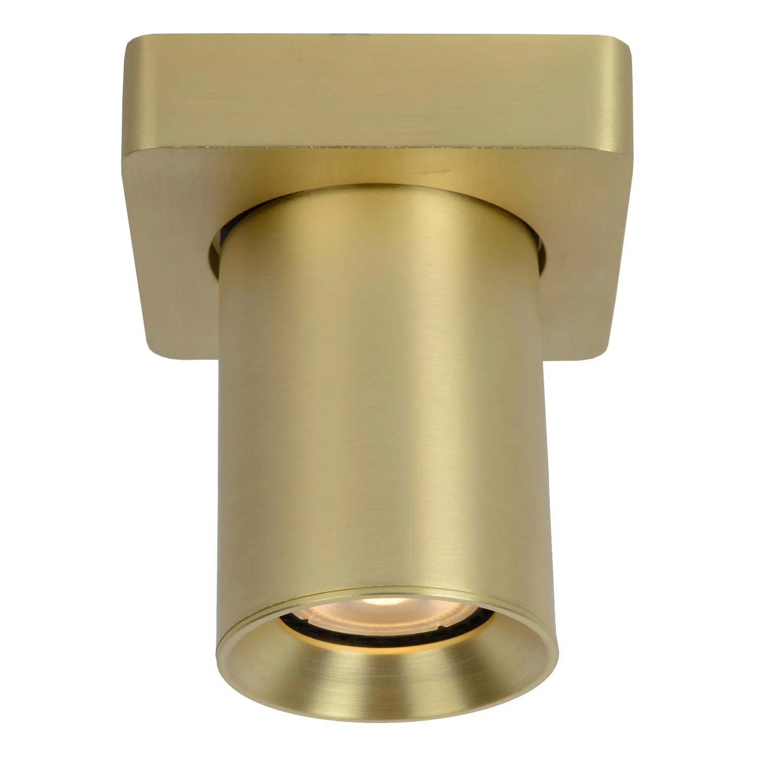 Lucide NIGEL - Stropnu00e9 reflektory - LED Slabu00e9 na teplu00e9 - GU10 - 1x5W 2200K/3000K - Matt Gold / Brass