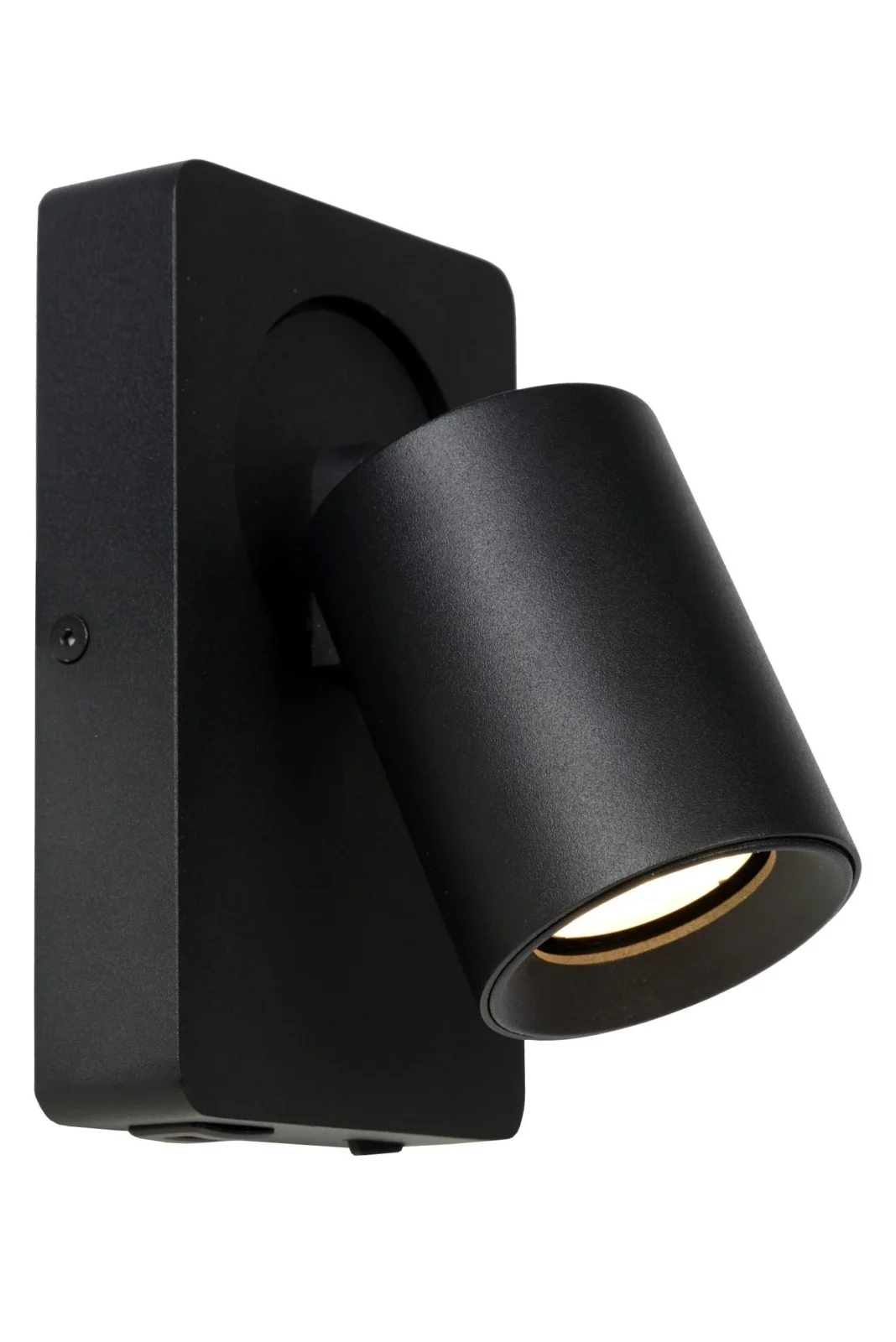 Lucide NIGEL - Lampa pri poste / nu00e1stennu00e9 svetlo - LED Stmievanie na teplo - GU10 - 1x5W 2200K/3000K - s USB nabu00edjacu00edm bodom - u010dierna