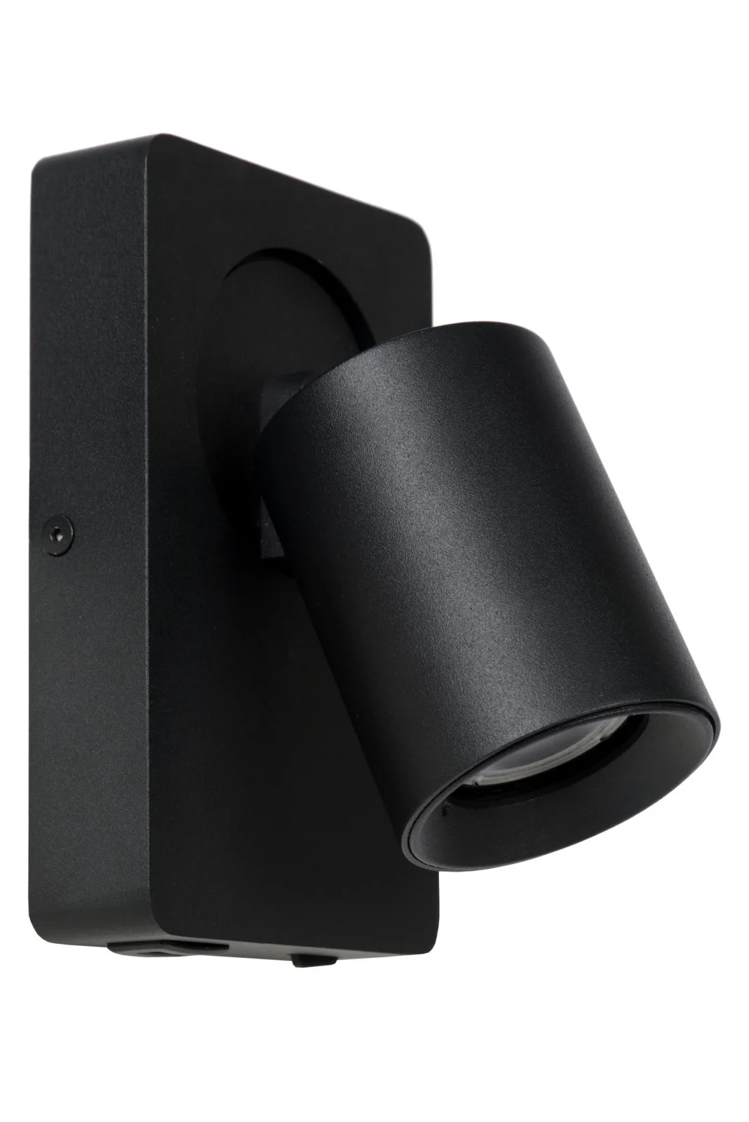 Lucide NIGEL - Lampa pri poste / nu00e1stennu00e9 svetlo - LED Stmievanie na teplo - GU10 - 1x5W 2200K/3000K - s USB nabu00edjacu00edm bodom - u010dierna