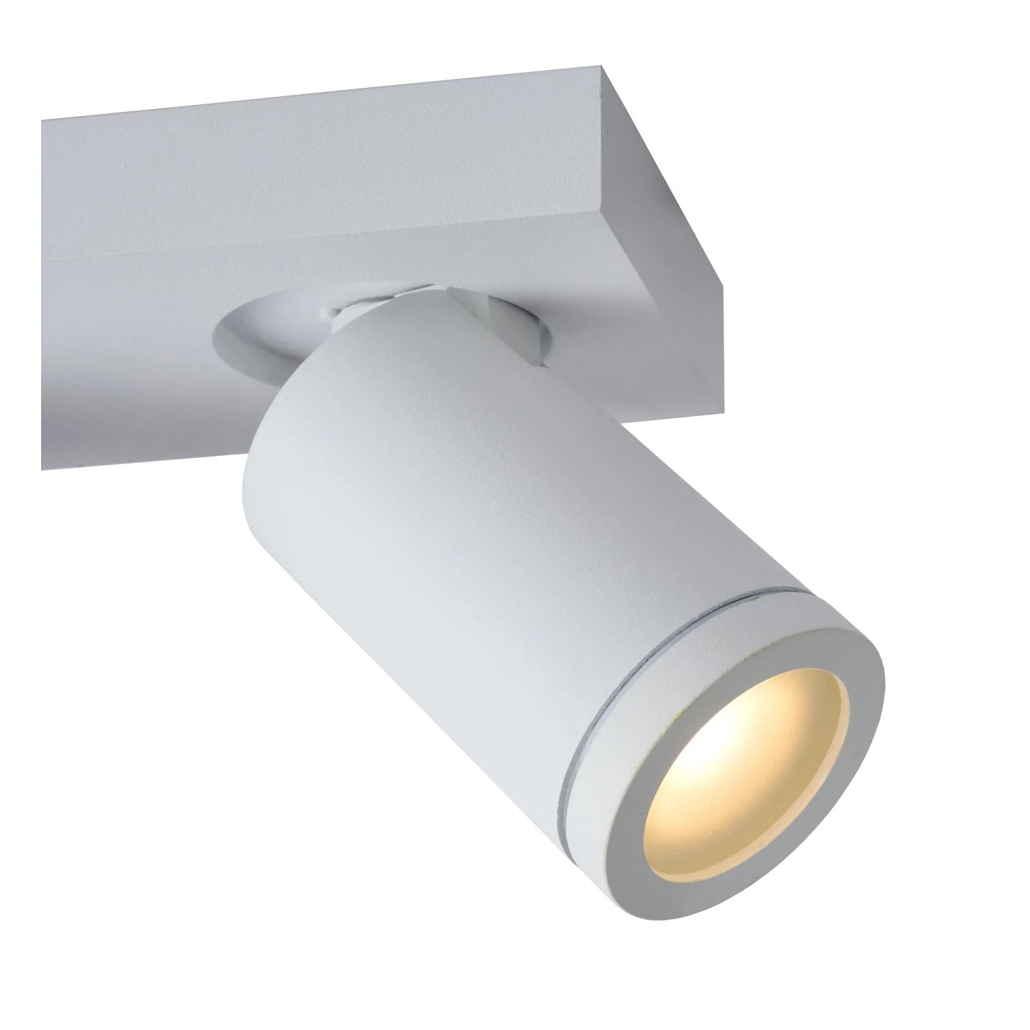 Lucide TAYLOR - Stropnu00e9 reflektory Ku00fapeu013eu0148a - LED tlmenu00e9 po teplu00e9 - GU10 - 2x5W 2200K/3000K - IP44 - biela