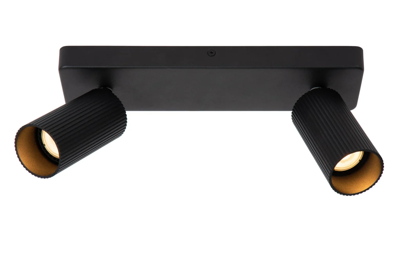 Lucide CLUBS - Stropnu00e9 reflektory - 2xGU10 - u010cierne