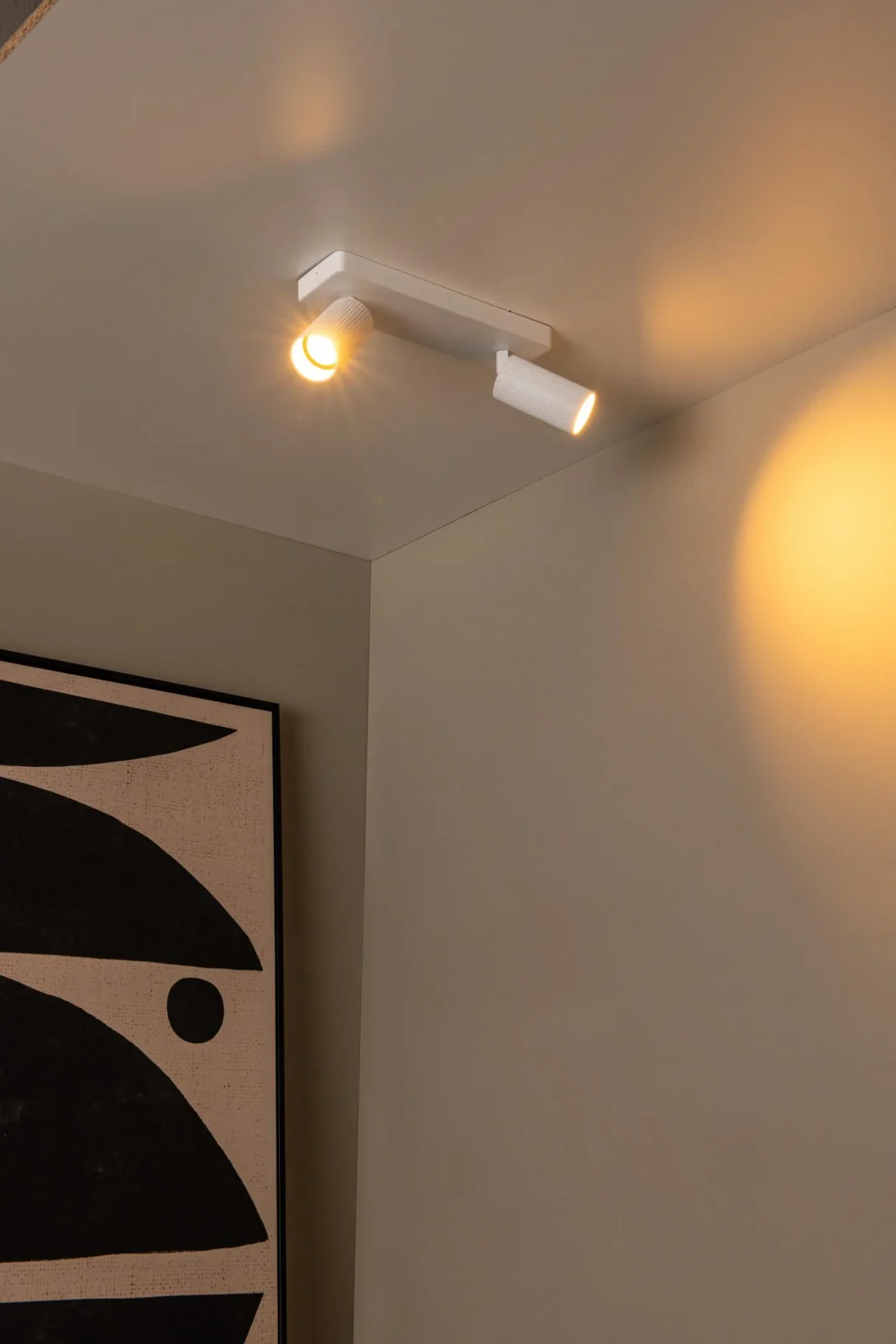 Lucide CLUBS - Stropnu00e9 reflektory - 2xGU10 - biela