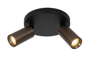 Lucide RITMO - Stropnu00e9 bodovu00e9 svietidlo - u00d8 15 cm - 2xGU10 (MR11) - Ku00e1va