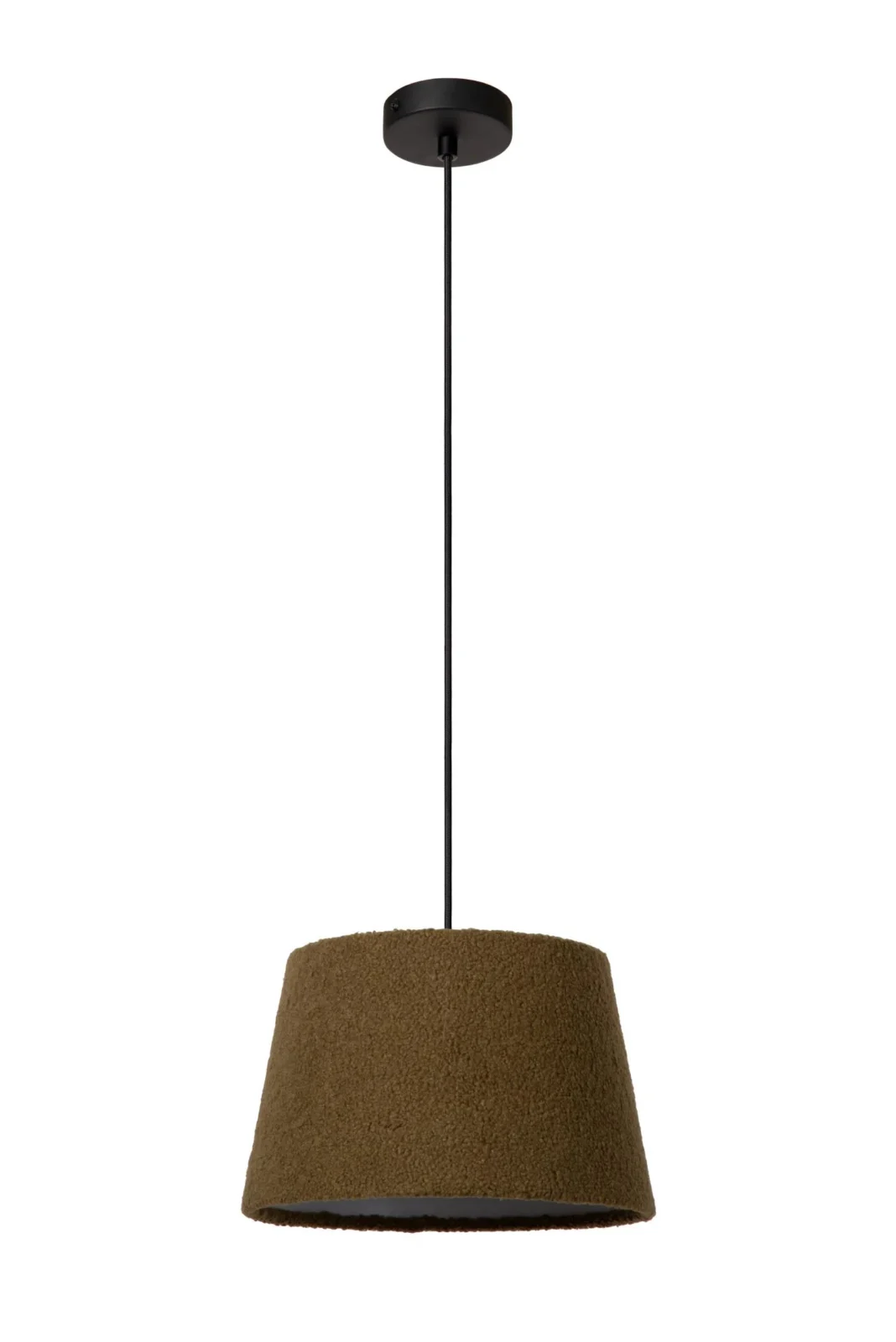 Lucide WOOLLY - Zu00e1vesnu00e9 svietidlo - u00d8 28 cm - 1xE27 - Zelenu00e9