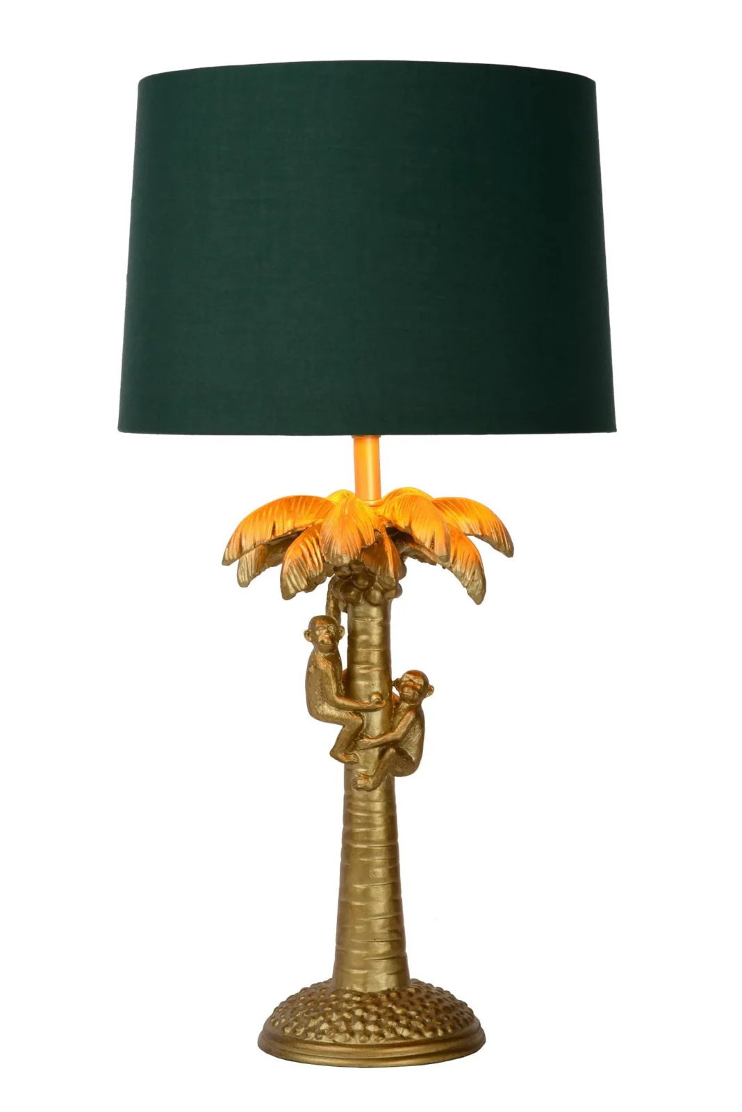 Lucide EXTRAVAGANZA COCONUT - Stolnu00e1 lampa - u00d8 30,5 cm - 1xE27 - Matt Gold / Brass