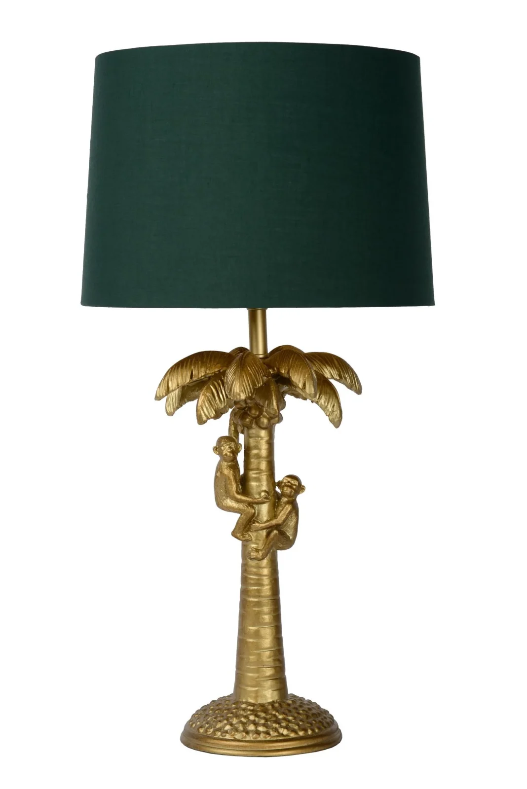 Lucide EXTRAVAGANZA COCONUT - Stolnu00e1 lampa - u00d8 30,5 cm - 1xE27 - Matt Gold / Brass