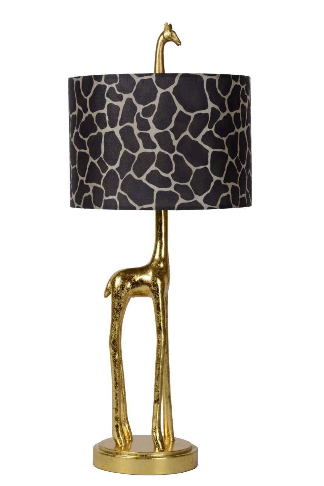 Lucide EXTRAVAGANZA MISS TALL - Stolnu00e1 lampa - u00d8 25 cm - 1xE27 - Matt Gold / Brass