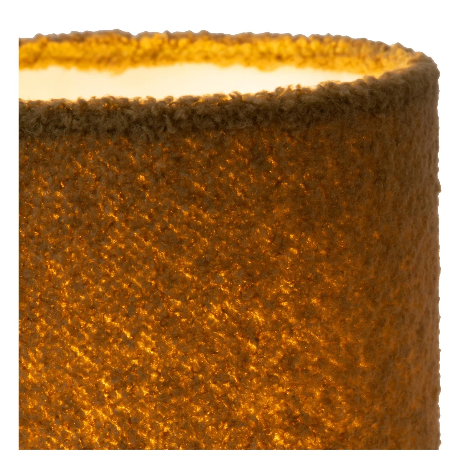 Lucide WOOLLY - Stolnu00e1 lampa - u00d8 16 cm - 1xE14 - Zelenu00e1